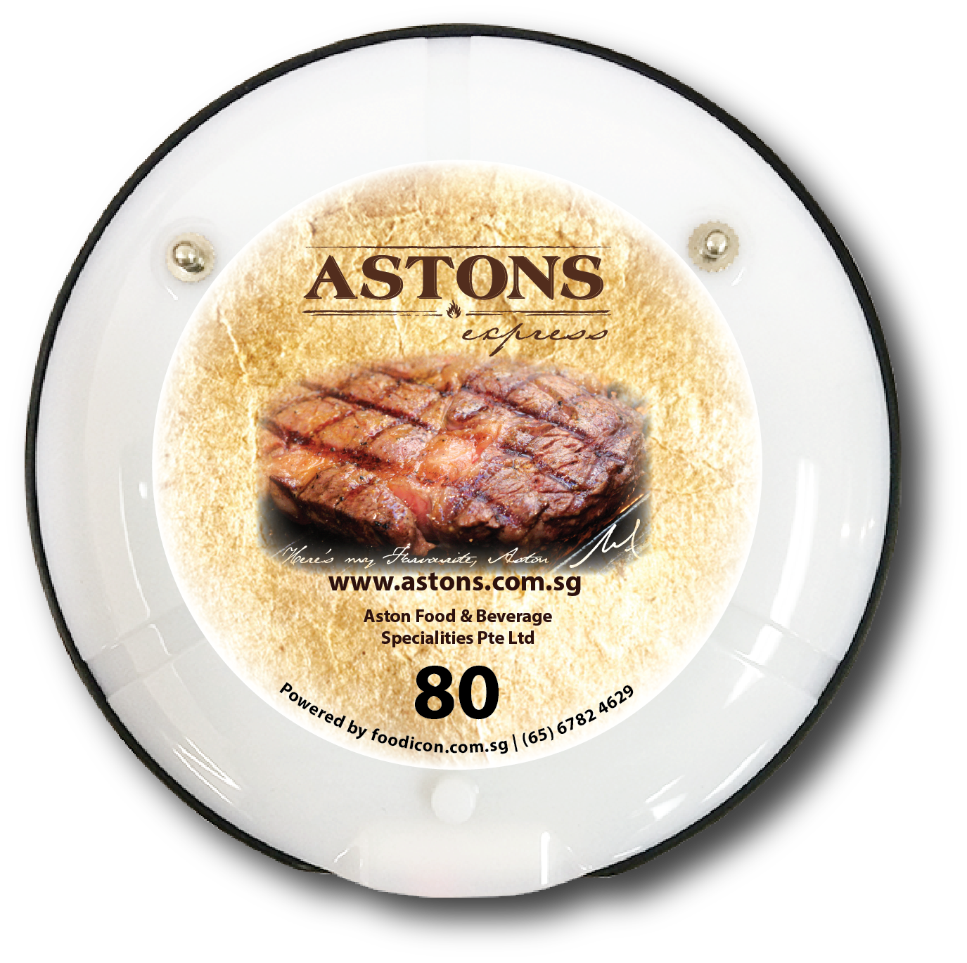Food Icon Paging System - Astons